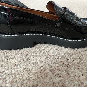 Franco Sarto black loafers size 7 * NEW*